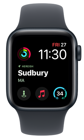 Hereish complication on Apple Watch face